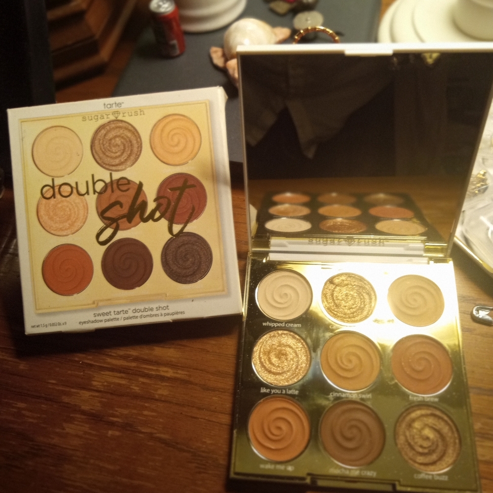 Tarte Double Shot 9-Color Eyeshadow Palette with Mirror